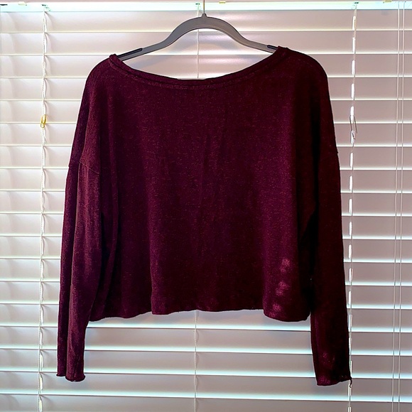 ZARA LOOSE LONG SLEEVE CROP - Picture 2 of 4